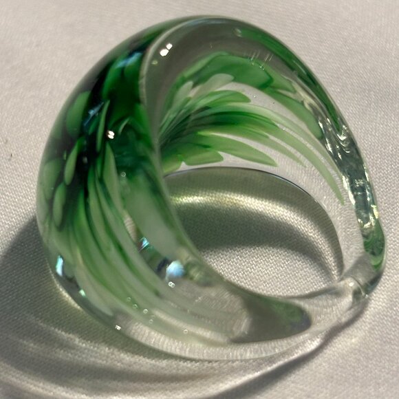 Murano Glass Ring - Size 8.5 - Picture 3 of 3